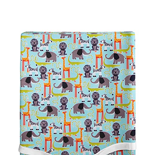 Glenna Jean Jungle Babies 16" x 32" Changing Pad Cover for Baby Nursery