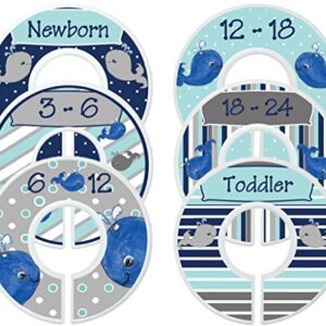 Mumsy Goose Baby Closet Dividers Nursery Closet Dividers Closet Organizers Whales