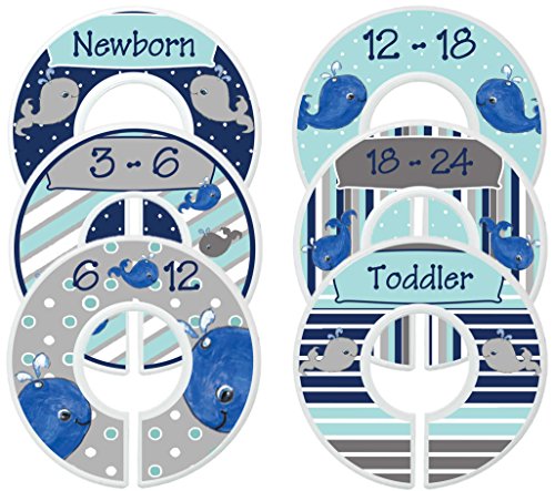 Mumsy Goose Baby Closet Dividers Nursery Closet Dividers Closet Organizers Whales