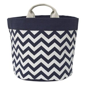 NoJo Storage Handles, Chevron-Navy/White-Tote