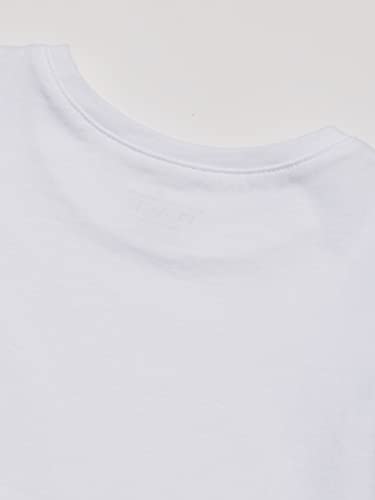 The Children's Place girls Basic Long Sleeve Layering Tee Shirt, White, 3T US