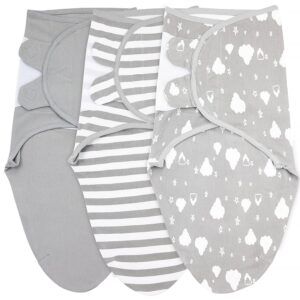 3-pack baby swaddle blanket sleep sacks, newborn swaddle sack, baby swaddles 0-3 months, swaddles for newborns, baby sleep sack, baby swaddle blanket wrap, grey