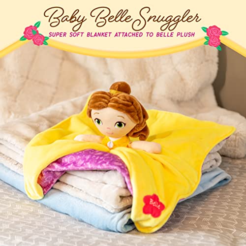 KIDS PREFERRED Disney Baby Belle Plush Stuffed Animal Snuggler Lovey Security Blanket