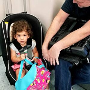 Holm Airport Car Seat Stroller Travel Cart and Child Transporter - A Carseat Roller for Traveling. Foldable, storable, and stowable Under Your Airplane seat or Over Head Compartment.