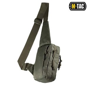 M-Tac Tactical Bag Shoulder Chest Pack with Sling for Concealed Carry of Handgun (Olive)