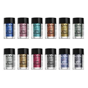NYX PROFESSIONAL MAKEUP Face & Body Glitter, Crystal
