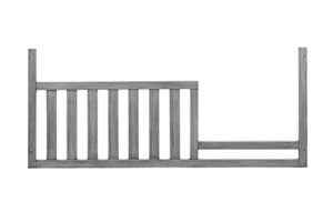 oxford baby glenbrook crib to toddler bed guard rail conversion kit, graphite gray, greenguard gold certified