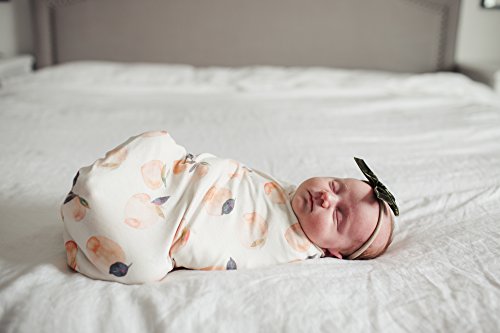 Copper Pearl Large Premium Knit Baby Swaddle Receiving Blanket Caroline