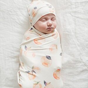 Copper Pearl Large Premium Knit Baby Swaddle Receiving Blanket Caroline