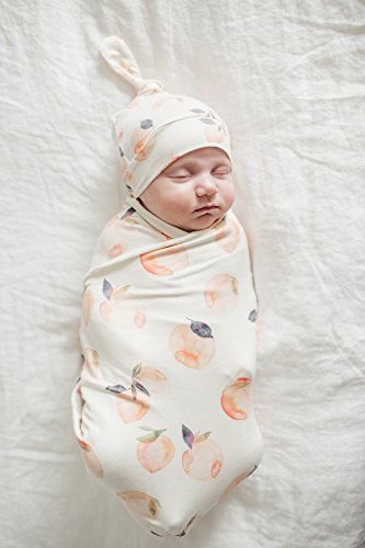 Copper Pearl Large Premium Knit Baby Swaddle Receiving Blanket Caroline