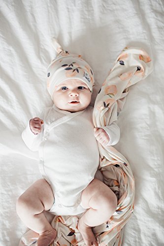 Copper Pearl Large Premium Knit Baby Swaddle Receiving Blanket Caroline
