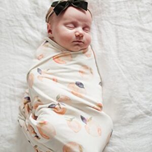 Copper Pearl Large Premium Knit Baby Swaddle Receiving Blanket Caroline