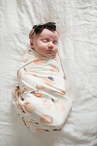 Copper Pearl Large Premium Knit Baby Swaddle Receiving Blanket Caroline