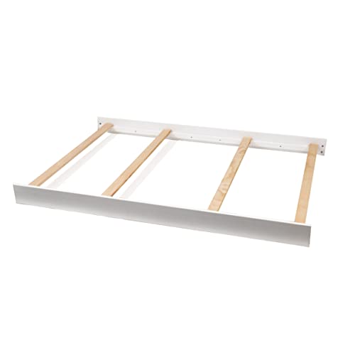 Full-Size Conversion Kit Bed Rails #1216 for Pali Cribs | Multiple Finishes Available (White)