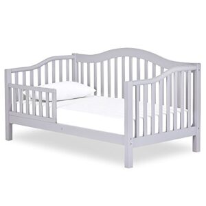 dream on me austin toddler day bed in pebble grey, greenguard gold certified