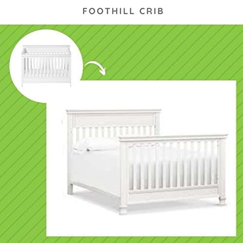 CC KITS Full-Size Conversion Kit Bed Rails for Million Dollar Baby Ashbury, Durham, Etienne, Foothill, Louis & Wembley Cribs (White)