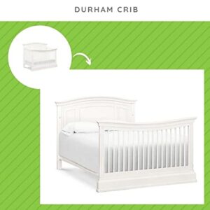 CC KITS Full-Size Conversion Kit Bed Rails for Million Dollar Baby Ashbury, Durham, Etienne, Foothill, Louis & Wembley Cribs (White)