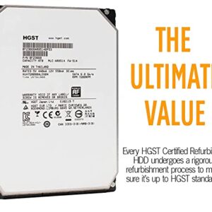 HGST Ultrastar He8 HDD HUH728080ALE604 8TB 7200RPM 128MB Cache SATA 6.0Gb/s 3.5-Inch Enterprise Server Data Center Hard Drive (Renewed)