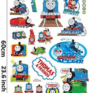 Assemble Peel and Stick Stickers Decals for Wall, Luggage and More. Thomas