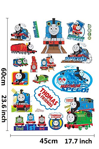 Assemble Peel and Stick Stickers Decals for Wall, Luggage and More. Thomas