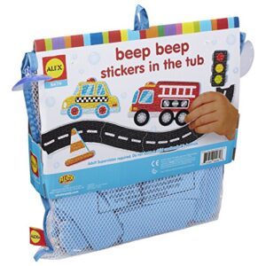 Alex Bath Beep Beep Stickers in The Tub Bath Toy Kids Bath Activity