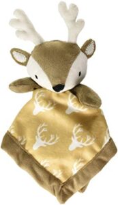 levtex home - baby deer security blanket - soft and cuddly lovey - plush - tan, taupe, brown - nursery gift