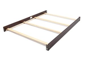 full-size conversion kit bed rails for delta children cribs (black cherry espresso)