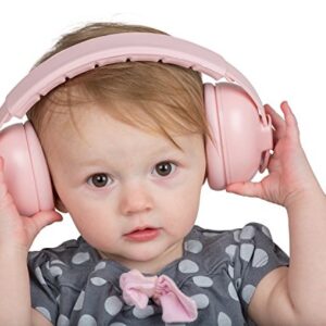 Snug Baby Earmuffs, Best Toddler & Infant Hearing Protection Ages 0-2+ Ear Protection for Babies (Pink)