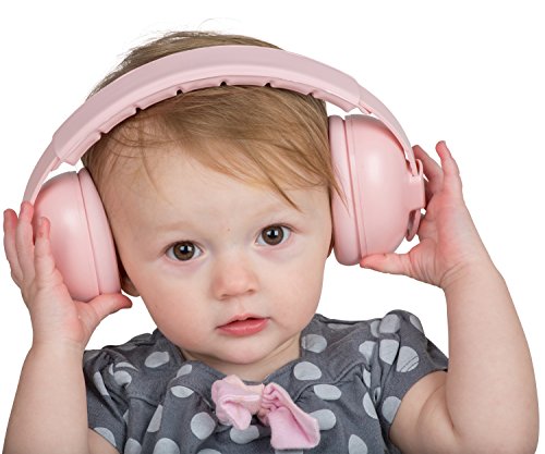 Snug Baby Earmuffs, Best Toddler & Infant Hearing Protection Ages 0-2+ Ear Protection for Babies (Pink)