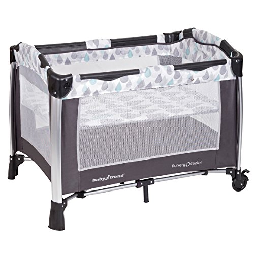 Baby Trend Go Lite ELX Nursery Center, Drip Drop Blue