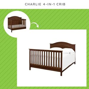 CC KITS Full Size Conversion Kit Bed Rails for Davinci Charlie 4-in-1 Crib (Espresso)