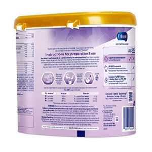 Enfamil NeuroPro Gentlease Baby Formula, Infant Formula Nutrition, Brain and Immune Support with DHA, Proven to Reduce Fussiness, Crying, Gas and Spit-up in 24 Hours, Reusable Tub, 19.5 Oz, White