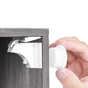 child safety magnetic cabinet locks(20 locks + 3 keys), baby proof, no tools or screws needed - norjews