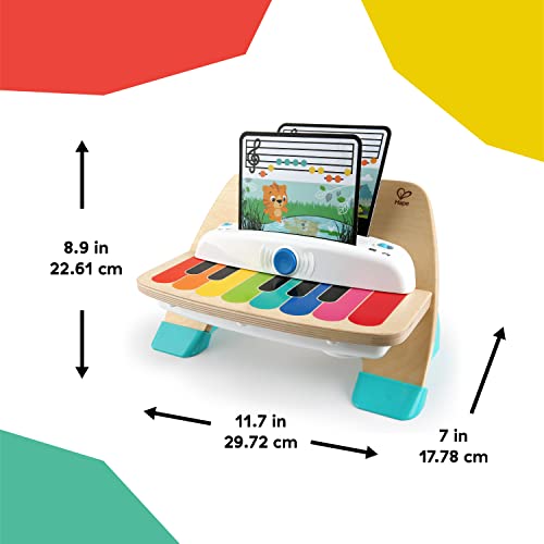 Baby Einstein and Hape Magic Touch Piano Wooden Musical Toddler Toy, Age 6 Months and Up