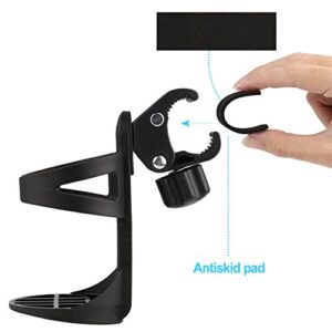 Accmor Stroller Cup Holder, Cup Holder for Uppababy, Nuna, Doona Stroller, Large Caliber Universal Cup Holder for Stroller, Bike, Wheelchair, Walker, Scooter