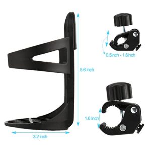 Accmor Stroller Cup Holder, Cup Holder for Uppababy, Nuna, Doona Stroller, Large Caliber Universal Cup Holder for Stroller, Bike, Wheelchair, Walker, Scooter