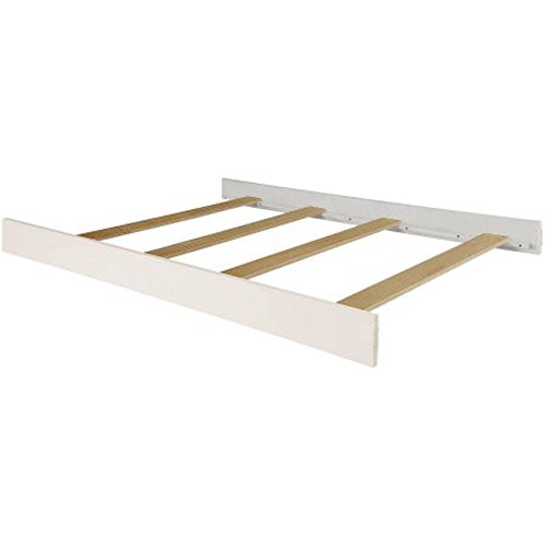 CC KITS Full Size Conversion Kit Bed Rails for Delta Children's Lancaster Crib (Bianca White)