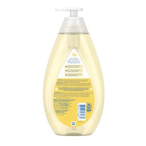 Johnson's Head-To-Toe Gentle Baby Body Wash & Shampoo, Tear-Free, Sulfate-Free & Hypoallergenic Bath Wash & Shampoo for Baby's Sensitive Skin & Hair, Washes Away 99.9% Of Germs 27.1 fl. oz