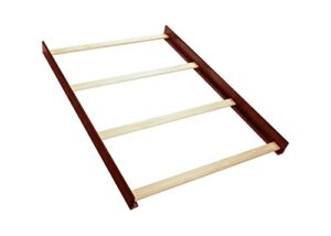 full-size conversion kit bed rails for delta children's bentley cribs | multiple finishes available (black cherry espresso)