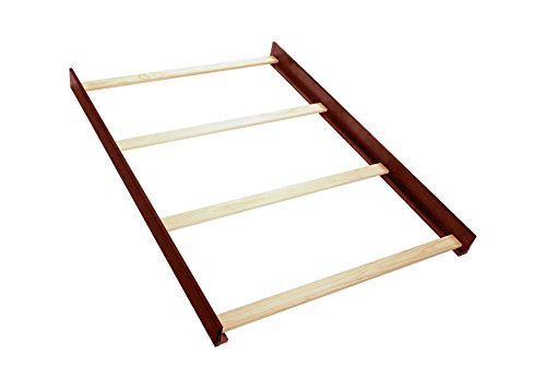 Full-Size Conversion Kit Bed Rails for Delta Children's Bentley Cribs | Multiple Finishes Available (Black Cherry Espresso)