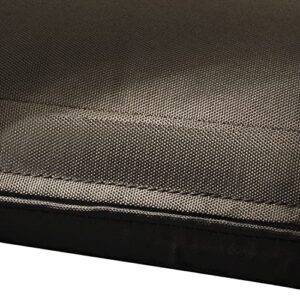 Classic Accessories Ravenna Water-Resistant 48 x 18 x 3 Inch Outdoor Bench/Settee Cushion, Patio Furniture Swing Cushion, Dark Taupe, Patio Loveseat Cushion, 1 Count (Pack of 1)