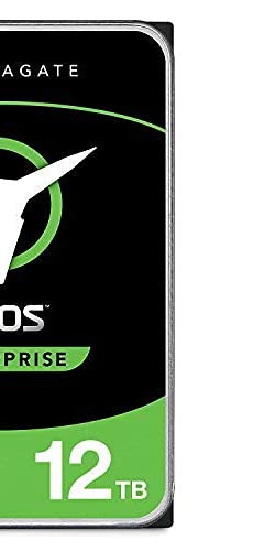 Seagate Exos 12TB Internal Hard Drive Enterprise HDD – 3.5 Inch 6Gb/s 128MB Cache for Enterprise, Data Center – Frustration Free Packaging (ST12000NM0007)