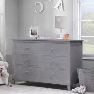 Sorelle Furniture Berkley Baby Dresser – Dresser for Nursery, Kids Bedroom Furniture, Dresser Drawers, Nightstand for Child’s Room with Drawers, Nursery Furniture for Infant-Gray