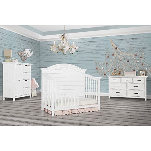 Evolur Toddler Rail, Weather White