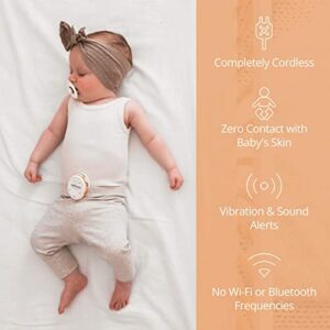 Levana Oma Sense Baby Abdominal Movement Monitor - Baby Sleep Monitor with Wakeup Technology - Rousing Vibrations, Audio & Lights Stimulates Baby & Alerts Parents - Safety Baby Essentials for Newborn