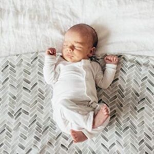 Copper Pearl Large Premium Knit Baby Swaddle Receiving Blanket Alta