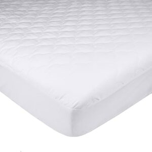 american baby company ultra soft microfiber portable/mini-crib waterproof fitted quilted mattress pad cover for boys and girls
