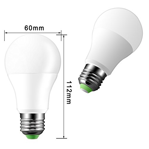 Droiee Dimmable E26 LED Light Bulb, RGB Bulb 6W with 16 Color Changing Modes for Christmas, Party etc with Remote Control