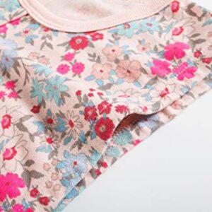 Sladatona Little Girls' Soft Cotton Underwear Bring Cool, Breathable Comfort Experience Panty 5-6years Mixed Colour