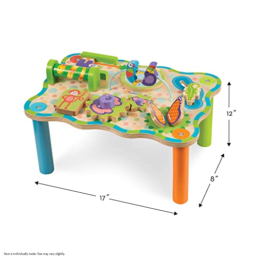 Melissa & Doug First Play Children’s Jungle Wooden Activity Table for Toddlers Multi-color 1 EA